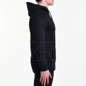 New Design Best Selling Men's Winter Gym Fitness Solid Fleece Hoodies 100% Cotton Zipper-<b>Up</b> Breathable Quick Dry Low MOQ - Product Image 3