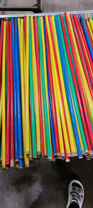 Bâtons en bois mélange PVC manche de balai en bois pour outils de nettoyage et accessoires balais pelles à poussière balais et pelles à poussière - Product Image 4