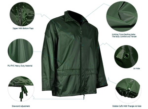 Ensemble coupe-vent deux pièces pour homme de haute qualité professionnelle, veste zippée en nylon, ensembles de survêtement pour homme - Product Image 2