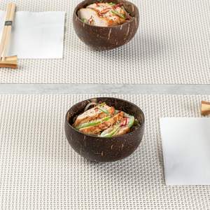 Tazón Reutilizable Hecho a Mano, Pulido con Aceite de Coco, Tazones de Coco Ecológicos, Tazón para Comer Hecho a Mano, Vajilla Sostenible al por Mayor - Product Image 5