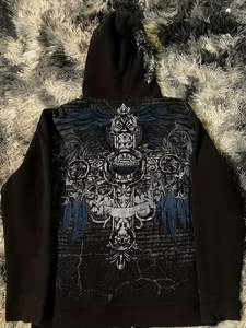 Pulls à capuche unisexes à fermeture éclair les plus vendus 430g 100% coton Personnalisé Impression en relief - Product Image 2