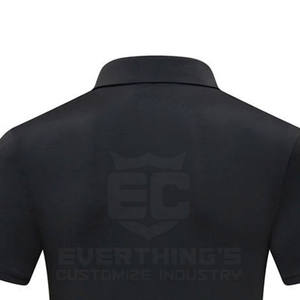 Venta al por mayor de calidad superior de los hombres 100% algodón para los polos de diseño de patrón sólido con el mejor material de contraste de color de punto - Product Image 6