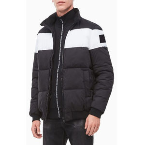 2022-24 Meilleures ventes de vestes matelassées d'hiver pour femmes en 2 couleurs ton avec motif de patch à manches grande taille pour la saison de printemps - Product Image 1