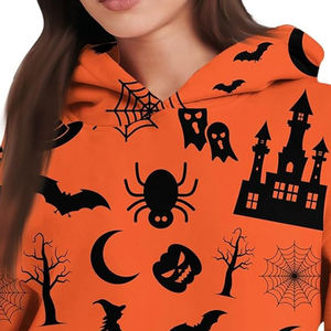 Sweat à capuche pour femme à sublimation pour usage décontracté, disponible en différentes tailles / Sweat à capuche pour femme à sublimation entièrement personnalisable avec logo - Product Image 3