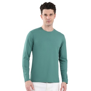 Camiseta Deportiva de Manga Larga, 260g, 100% Fibra de Bambú y Algodón, Cuello Redondo, Impresión Serigrafiada, Ligera, de Secado Rápido y Transpirable - Product Image 1