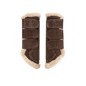 Botas Protectoras para Caballos Pakistaníes Hechas a Medida, con Acolchado Absorbente de Impactos, Soporte Completo para Tendones y Menudillos, Duraderas y Cómodas - Product Image 1