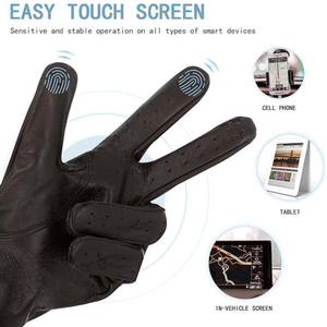 Guantes de Cuero Suave Cosidos a Mano de Piel de Cabra, Venta al por Mayor, para Conducir, Estilo Retro Unisex - Product Image 5