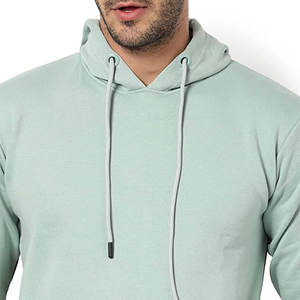 Sweat à capuche pour homme, streetwear, coton doux, léger, manches longues, coupe ample, décontracté, chaud, tendance, moderne, logo personnalisé, OEM ODM - Product Image 4