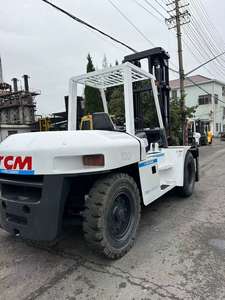 Montacargas Hidráulico TCM FD100 de 10 Toneladas Usado, Muy Popular y con Buenas Ventas, Puede Cargar a 4 m de Altura, Origen Japón, en Existencia, Entrega Rápida - Product Image 2
