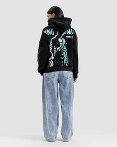 Sweat-shirts en coton de haute qualité personnalisés pour hommes 400 g/m² Sweat-shirts décontractés pour femmes Entraînement Gym Impression d'écran en silicone Sweat-shirts graphiques pour femmes - Product Image 3