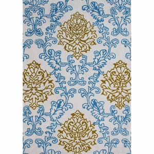 Alfombra de Área Premium con Diseño Floral Damasco, Alfombra Suave para Sala de Estar, Múltiples Colores - Product Image 2