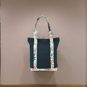 Eco-Friendly Cotton Canvas Tote <b>Bag</b> Zipper Closure Comfortable Shoulder Handles Reusable for <b>Shopping</b> Daily Use Vintage Style - Product Image 3