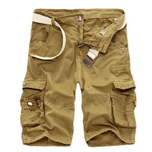 Nouveau plus populaire 2025 hommes Cargo Shorts classique été quotidien décontracté mode couleur unie Shorts extérieur Baggy OEM Service - Product Image 5