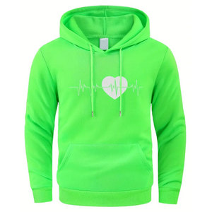 เสื้อฮู้ดพิมพ์ลายคุณภาพสูง ผลิตจากผ้าโพลีเอสเตอร์/คอตตอนผสม ระบายอากาศได้ดี แห้งเร็ว เหมาะสำหรับผู้ชาย สวมใส่สบายในฤดูหนาว - Product Image 6