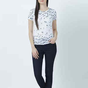 T-shirts pour femmes t-shirts d'été surdimensionnés en coton uni, impression de t-shirts graphiques pour sublimation grande taille, vente en gros sur mesure - Product Image 6