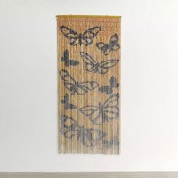Rideau en bambou pour portes et fenêtres Décoration de pièce Rideaux en perles de bambou Fabriqués au Vietnam