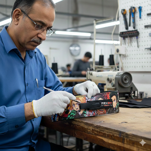 Ceinture de musculation Rexfit Sports en cuir de vache véritable de haute qualité avec boucle de réglage à levier - Product Image 5