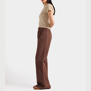 กางเกงขาบานสำหรับผู้หญิงกางเกงทำงานทรงสลิมฟิตแบบทันสมัย - Product Image 5