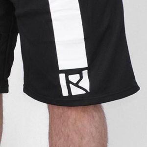 Black Men's Basketball Shorts Breathable Quick Dry Sports Training Drawstring Mid <b>Elastic</b> Team Wear Custom French Terry 2XL - Product Image 4