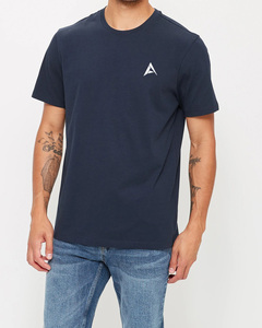 Top de tendencia para hombre, camisas de cuello redondo y Media manga, 100% algodón, tela de alta calidad con logotipo personalizado, impresión Digital y bordado - Product Image 1