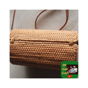 กระเป๋าหวายสุดอินเทรนด์กระเป๋าถือหญ้าทะเลทำด้วยมือพร้อมดีไซน์ทันสมัยสำหรับเครื่องแต่งกายแฟชั่น - Product Image 4