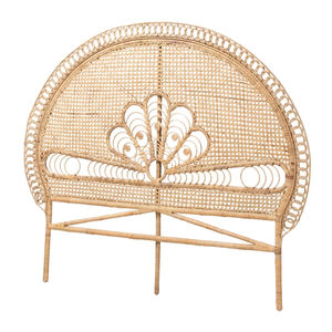 Luxury Vintage Peacock Rattan <b>Headboard</b> Wicker Bedhead Customizable Size Wicker Arched <b>Headboard</b> from Vietnam Wholesale in Bulk - Product Image 1