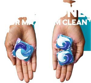 Fairy Non Bio The Big One PODS, Capsules de lessive liquide, 35 lavages, Élimination des taches 2X, Huggably - Product Image 1