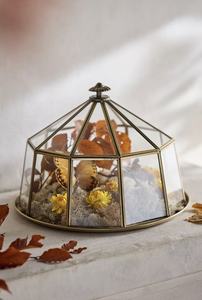 Latón antiguo y Marco de metal dorado, linternas de campana de cristal transparente, tarros de cristal para eventos en casa, bodas, decoraciones de Navidad - Product Image 6