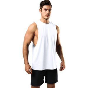 เสื้อกล้ามผู้ชายใส่สบายเสื้อแขนกุดฟิตเนสเพาะกายออกกำลังกายยิม - Product Image 4