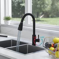 Pulvérisateur à tirette en acier inoxydable 304 Robinet de cuisine à poignée unique Pulvérisateur à tirette