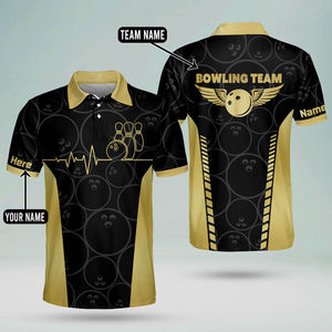 Polo de bowling sur mesure grande taille, marque personnalisée, manches courtes, imperméable, logo OEM, 100% polyester, vente en gros, promotion, personnalisé - Product Image 6