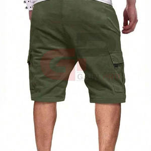 Pantalones cortos de carga para hombre precio razonable servicios OEM último estilo de diseño personalizado ropa de calle pantalones cortos de carga para hombre - Product Image 2