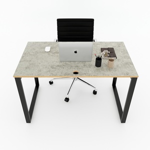 Rectangular Plywood <b>Desk</b> HBRT045 120x70cm Minimalist Modern Design <b>Foldable</b> <b>Office</b> Manager <b>Desk</b> for <b>Office</b> or Hospital Use - Product Image 3