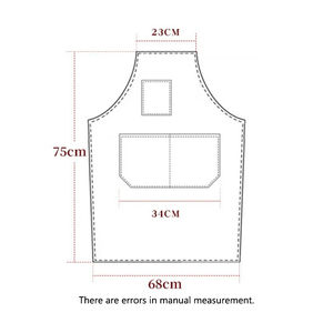 Hot Sale Cotton Hanging Neck Kitchen <b>Apron</b> Sleeveless with Adjustable Button Cotton <b>Apron</b> for Cleaning - Product Image 5