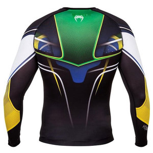 Compression Fit Rash Guards MMA BJJ Anti UV Équipement D'entraînement Tissu Sublimé Jiu Jitsu Kimono Respirant Ji Jitsu Kimono De Jiu - Product Image 2