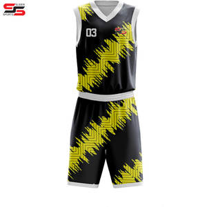 Personalizado último diseño baloncesto Jersey malla transpirable profesional partido grado tela Unisex Jersey Top baloncesto uniformes - Product Image 3