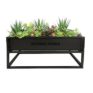 Ensemble de deux jardinières rondes galvanisées, jardinières design, articles de jardinage de luxe, nouvelles jardinières en métal - Product Image 3