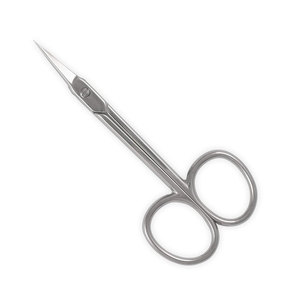 กรรไกรสปริงหนังกำพร้าสแตนเลสมืออาชีพใบมีดโค้งเครื่องมือสำหรับการตัดแต่งที่แม่นยำ - Product Image 2