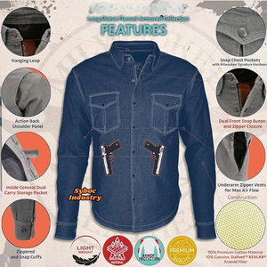 Chemise de moto en flanelle à carreaux pour hommes avec protection du corps certifiée CE Chemise de motard pour adultes Vêtements de course automobile pour femmes - Product Image 2