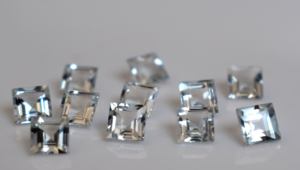 Natural 5mm Aguamarina Cuadrado Facetado-Aguamarina Suelta Calidad Superior - Product Image 5