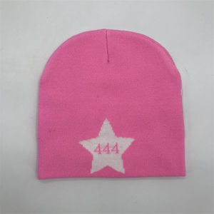 หมวกบีนนี่ถักสำหรับฤดูหนาวหมวกบีนนี่ใส่กลับด้านได้สำหรับ2025ผ้าแจ็คการ์ด - Product Image 3