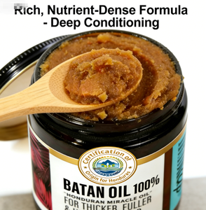 Olio di Batana Grezzo Importato dall'Honduras di Alta Qualità, Originale per la Crescita dei Capelli, Maschera per Capelli, Burro 120ml, Trattamento Riparatore Profondo - Product Image 2