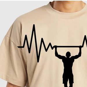 Último diseño, personaliza tu propia camiseta de gimnasio con logotipo, ropa deportiva para hombre, de secado rápido y tela transpirable, peso 200g - Product Image 3