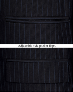 Sweat à capuche d'hiver pour hommes de qualité supérieure en mélange de polyester et de coton avec logo personnalisé costume décontracté pour banquet de mariage et d'affaires - Product Image 6