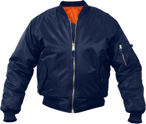Construction légère en toutes saisons et fermeture à glissière pour un usage quotidien de streetwear Blouson d'aviateur en polyester/coton pour hommes avec OEM - Product Image 4