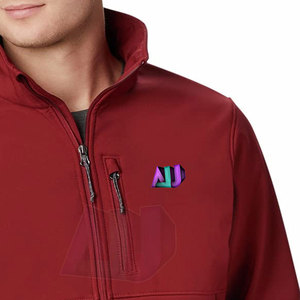 Design Your Own Men's Winter Softshell Jacket-Front Logo Eco-Friendly & Breathable Custom Colors & Sizes - Product Image 5