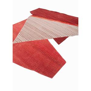 Alfombras Anudadas a Mano de Lana y Seda de Bambú con Patrón Geométrico Manchaha, Color Rosa y Morado para Uso Doméstico - Les-6012 - Product Image 2