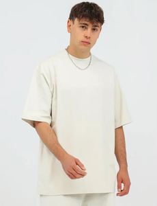 425gsm Heavyweight Unisex Round Neck Oversized <b>T</b>-<b>Shirt</b> 100% Cotton Loose <b>Long</b> <b>Sleeve</b> <b>T</b>-<b>Shirt</b> Custom Screen Printing <b>T</b>-<b>Shirt</b> - Product Image 6
