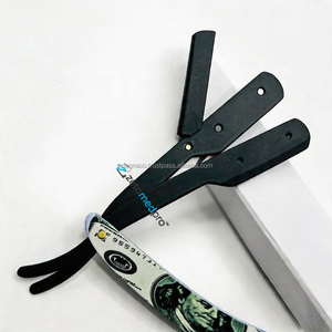 มีดโกนตรงสำหรับช่างตัดผมมืออาชีพ แบรนด์ส่วนตัว ผลิตจากสแตนเลสอย่างยั่งยืน ใบมีดเดี่ยว บรรจุภัณฑ์สีตามสั่ง - Product Image 5