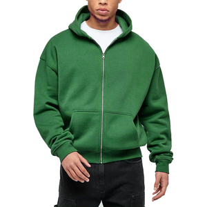 Sudaderas con Cremallera para Hombre, Cómodas, de Alta Calidad, con Hombros Caídos, Tejido 100% Algodón Felpa y Personalización para Hombre - Product Image 1